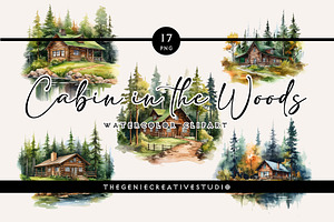 Cabin in the Woods PNG Clipart