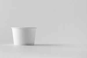 Ice cream paper cup mockup, JPEG, a Background Photo by Shablon