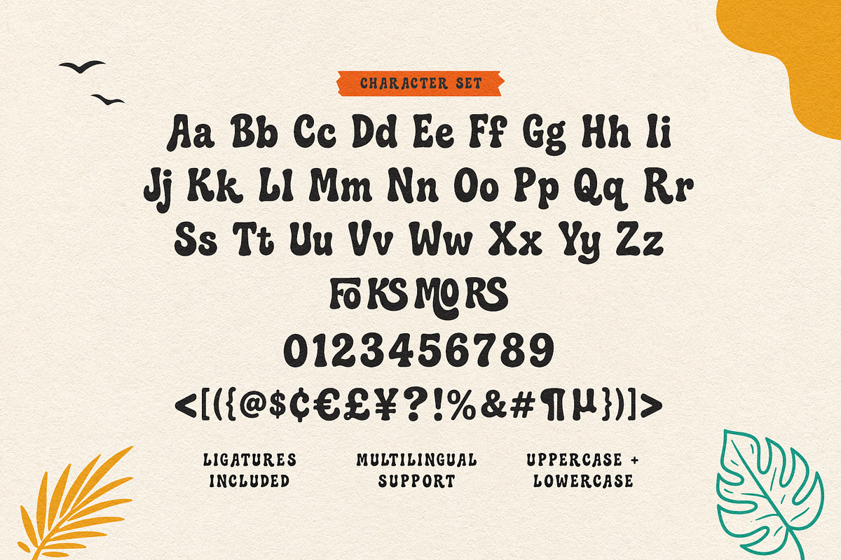 Bifoks Fun Handmade Retro Summer, a Handwritten Font by Maulana Creative (Photo 6 of 7)