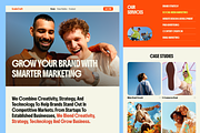 Marketing Agency Landing Page, a Landing Page Template by Ahmed Rubel (Thumbnail 3 of 3)