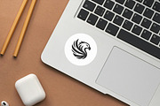 Black Eagle Modern Vector Logo, a Branding & Logo Template by diaupplestudio (Thumbnail 3 of 8)