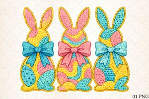 Easter PNG Coquette Easter Bunny, an Illustration by Libby Wishes