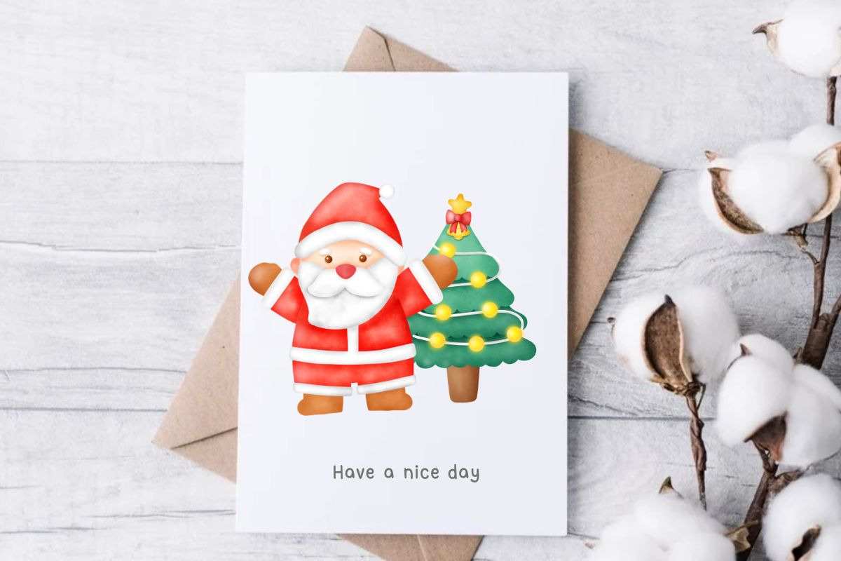 Christmas Watercolor Clipart Set, an Animal Illustration by Nattapohncha (Photo 3 of 3)