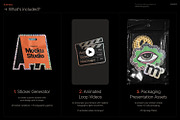 Sticker Mockup Machine Multi-Holo, a Packaging Mockup by Mocku (Thumbnail 4 of 22)