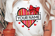 Personalized Kid Name Valentines Png, an Illustration by DreamPrint404 (Thumbnail 5 of 6)