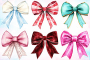 Watercolor Back to School Bow PNG, a Seasonal Illustration by Canvas Craft (Thumbnail 2 of 5)