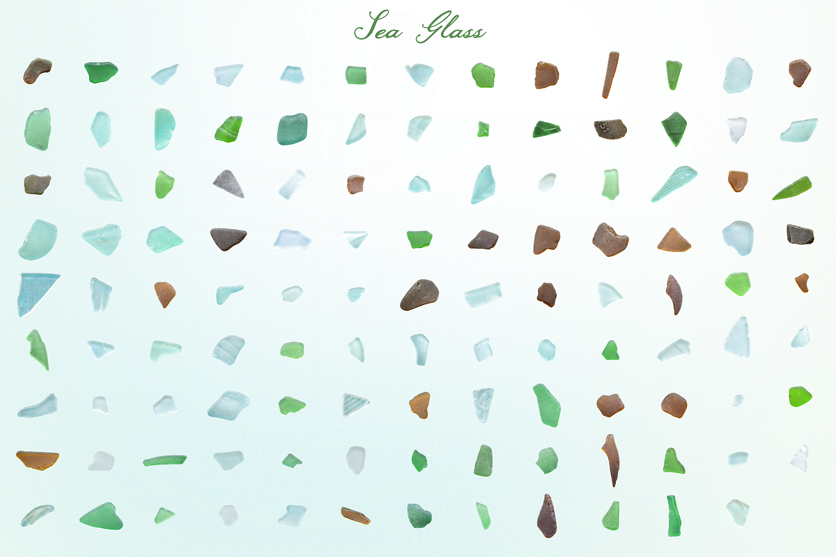 Sea Glass: Scanned Glass Toolkit, an Object Graphic by Anastasiia VNSK (Photo 6 of 19)