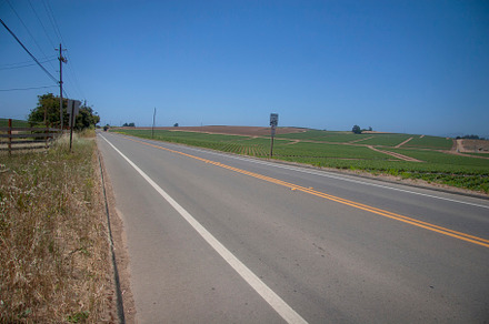 Highway strawberry fields photo featuring strawberry fields, farm, and