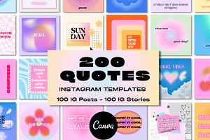 CANVA Instagram Quote Template