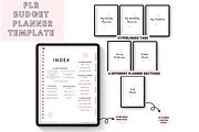 Canva Digital Budget Planner, a Stationery Template by DigitalbossCreations (Thumbnail 3 of 7)