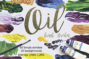50 oil brush strokes textures, a Texture Graphic by digital_essence (Thumbnail 1 of 9)