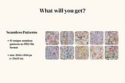 Lilac Haze Vintage Wildflowers, a Pattern Graphic by Ninterints (Thumbnail 2 of 10)