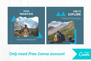 Adventure Instagram Feed Canva