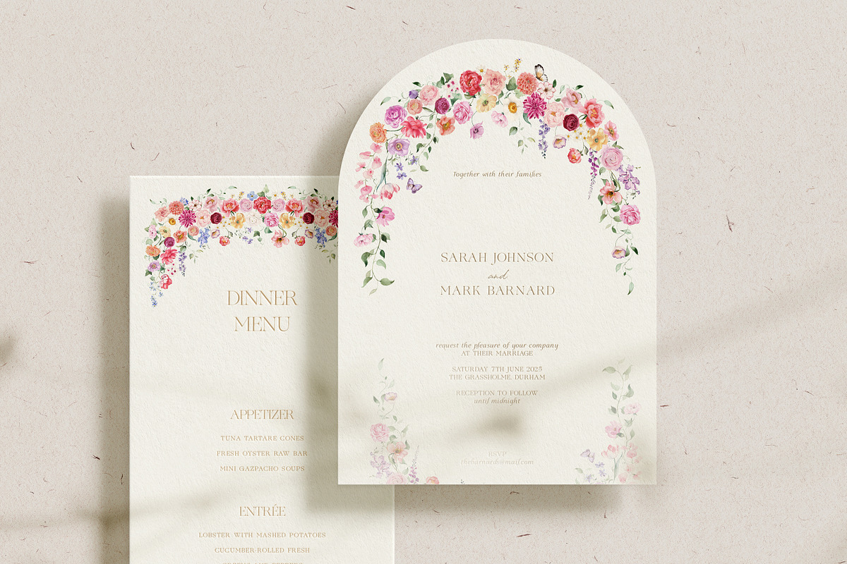 Florama Watercolor Floral Summer Set, a Decorative Illustration by Veris Studio (Photo 20 of 23)