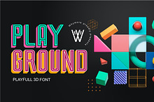 Play Ground Font | 3D Font