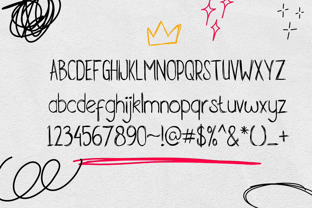 Orat-oret / Handwriting Font, a Handwritten Font by ghozai studio (Photo 4 of 5)