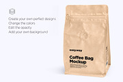 Kraft Coffee Bag PSD Mockups Set, a Packaging Mockup by easy.way (Thumbnail 7 of 8)