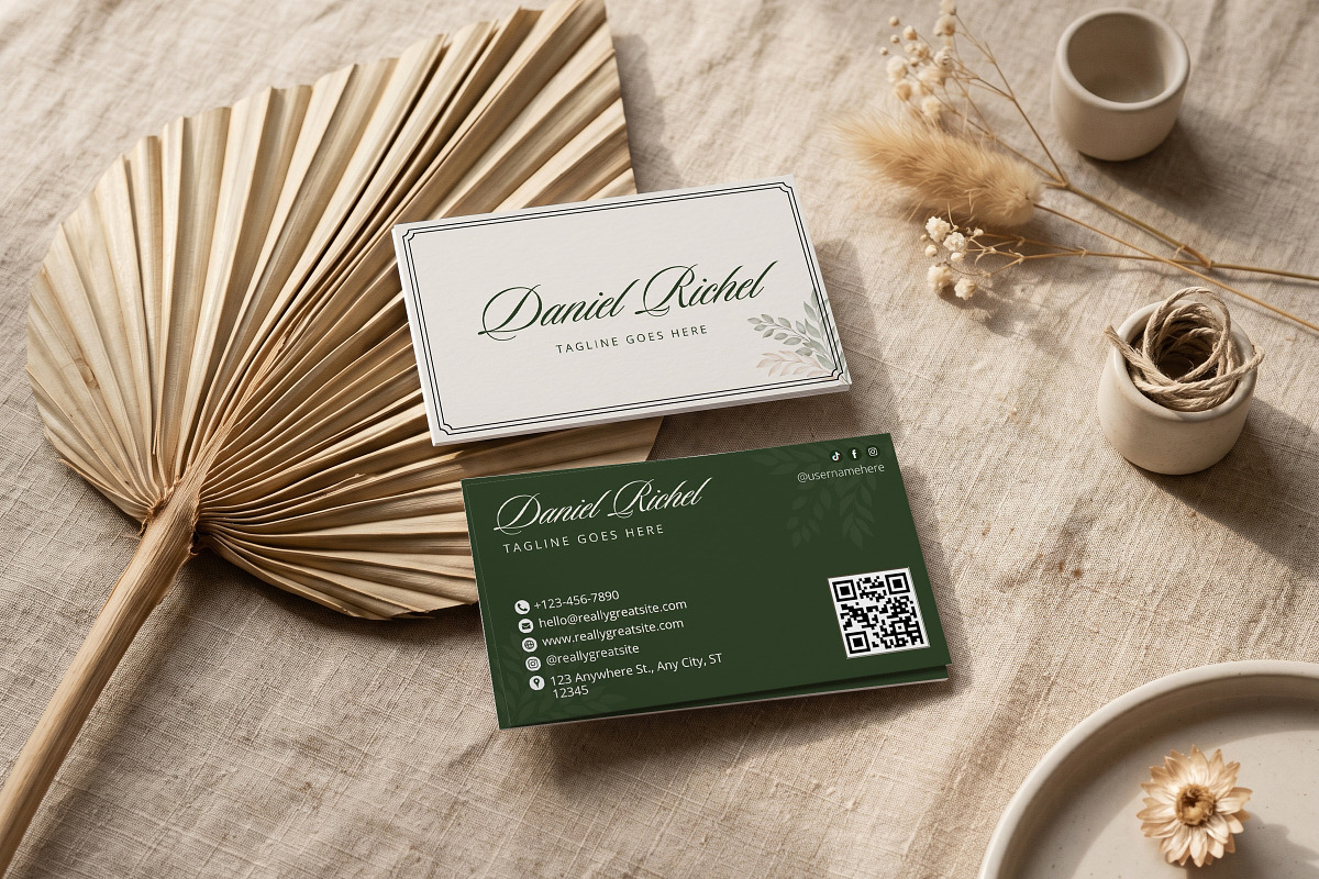 Luxury Business Card Canva Template, a Business Card Template by Arslan (Photo 2 of 6)