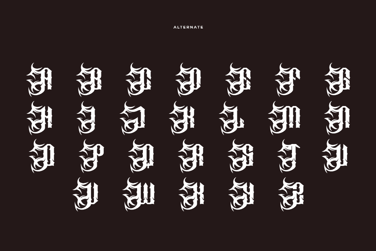 Music Rockleh - Music Font, a Blackletter Font by Iqsiart Studio (Photo 9 of 10)