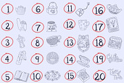 20 Cozy Mornings Procreate Stamps, a Brush Add-On by Deb M Illustrates (Thumbnail 2 of 5)