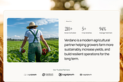 Agriculture Farming Framer Template, a Landing Page Template by Hammad Arif (Thumbnail 2 of 4)