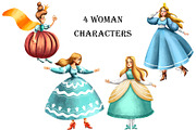 Fairy Tale - Clipart Set, an Illustration by Mashamashastu (Thumbnail 3 of 12)