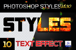 10 Creative Photoshop Styles V130