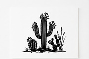 60 Desert Cactus Floral Silhouette, a Seasonal Illustration by Amazin_art (Thumbnail 3 of 24)