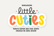 Little Cuties - Playful Display Font, a Handwritten Font by SaktiAvellin (Thumbnail 1 of 8)