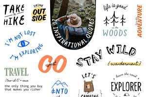 Travel & Camping Clipart And Quotes