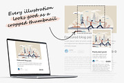 12 Weight Loss Concepts, a Food Illustration by VectorMine (Thumbnail 4 of 7)