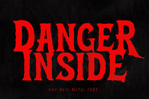 BMF Base Metal Font Family