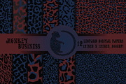 Leopard digital paper pack, Seamless, a Pattern Graphic by Monkey Business (Thumbnail 1 of 2)