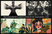 12 Photo Effect Templates, a Layer Style Add-On by iDoodle Studio (Thumbnail 3 of 6)