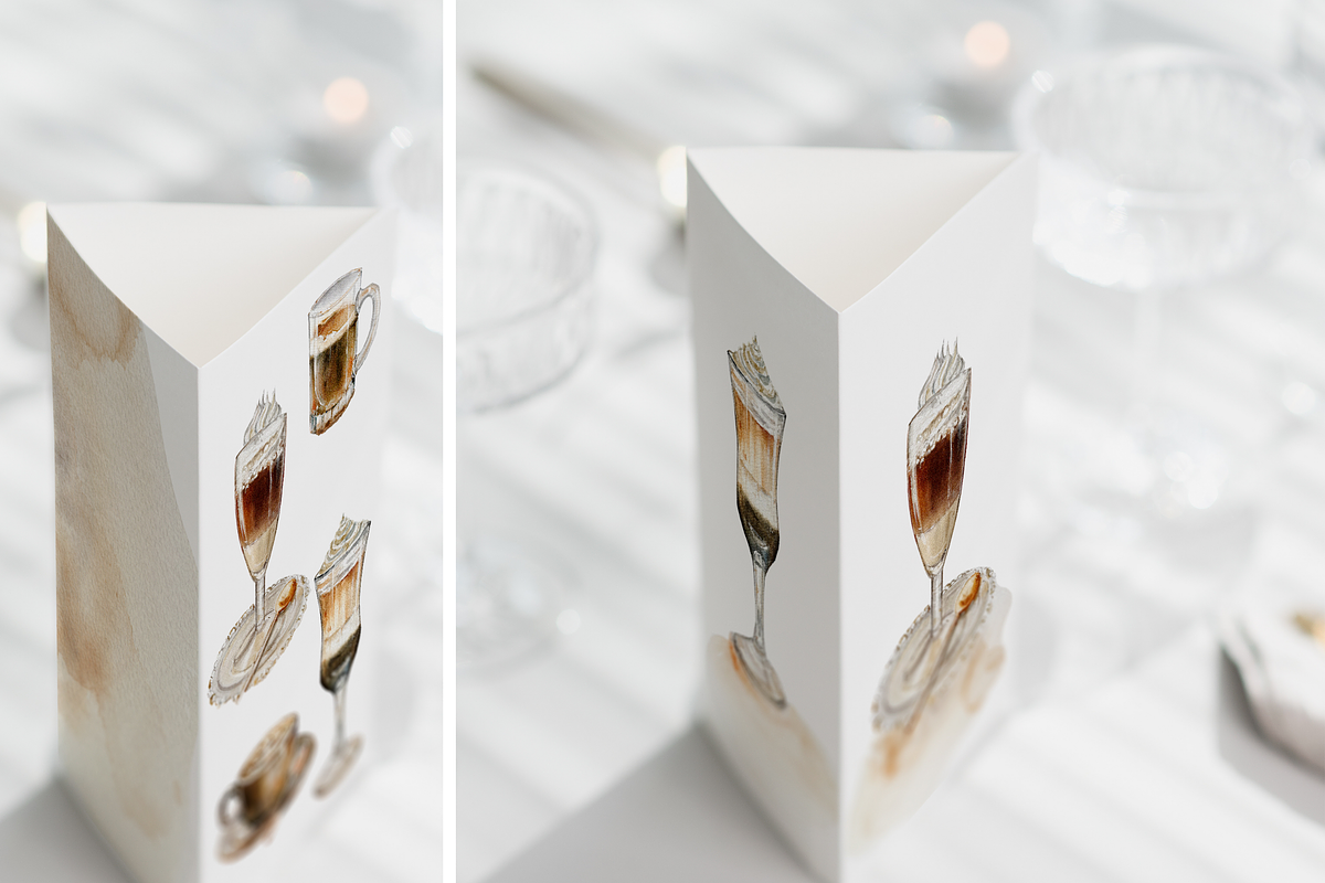 Watercolor Coffee & Stains, a Decorative Illustration by ThaismotaCreativeCo (Photo 2 of 7)