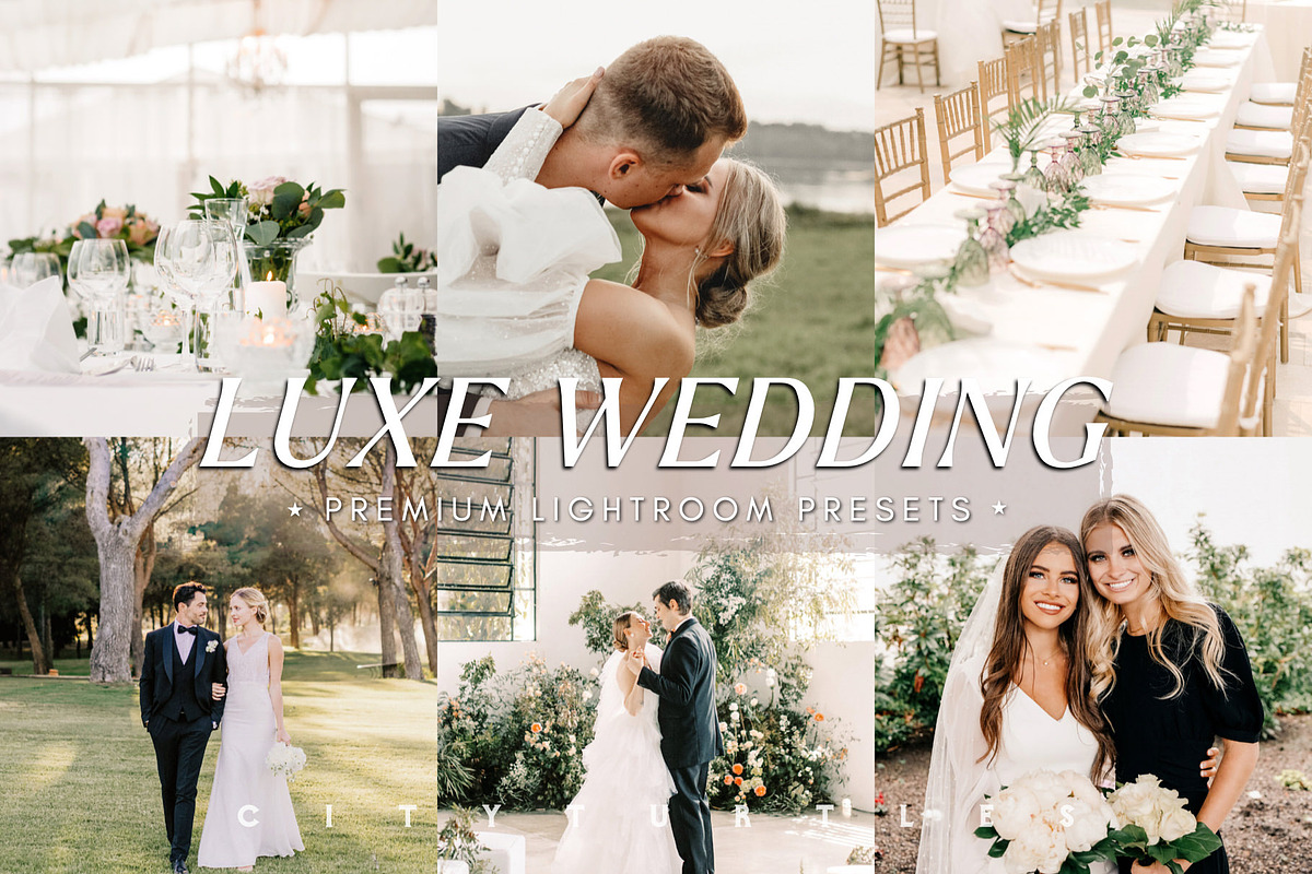 Luxe Wedding Lightroom Presets, a Preset Add-On by CityTurtles (Photo 1 of 9)