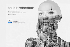 Double Exposure Photoshop Creator