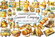 Yellow Summer Camping Sublimation, a Graphic by designcity5 (Thumbnail 1 of 5)