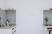 Interior Mockup, Italian Kitchen, a Product Mockup by Designed By Gorovaya (Thumbnail 3 of 9)
