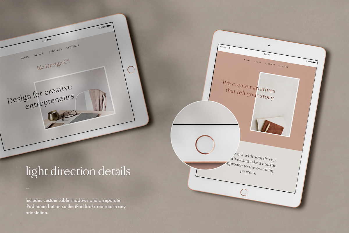 Ida - iPad Mockup Scene Creator, an iPad Mockup by Moyo Studio (Photo 11 of 16)