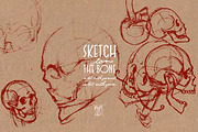 Skulls - Sketch 2 The Bone, an Illustration by Andrea Tardivo (Thumbnail 1 of 4)