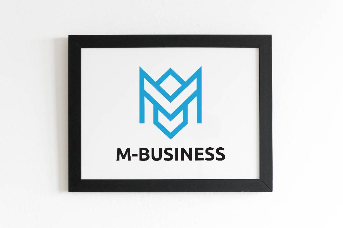 Blue M Letter Business Arrow Logo, a Branding & Logo Template by jongcreative (Photo 1 of 4)