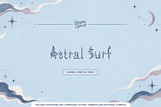 Astral Surf Cosmic Decorative Font, a Sans Serif Font by Graphic Spirit (Thumbnail 1 of 8)