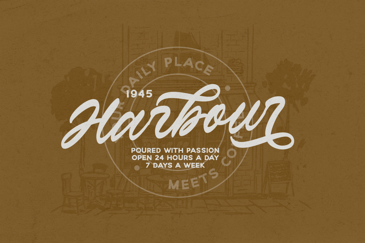 Verdons Wild - Vintage Brush Script, a Script Font by Bale Type (Photo 8 of 10)