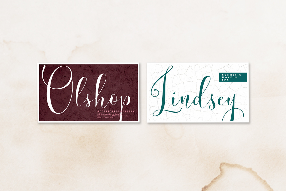 Lemonsalt Sweet Script preview 3