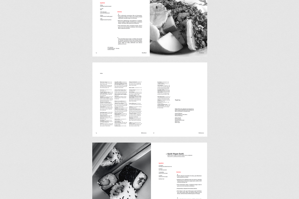 Natural Food Recipes, a Brochure Template by silukEight (Photo 10 of 14)