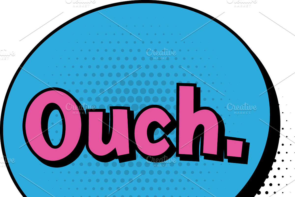 Comic speech bubbles, an Object Illustration by Woters little shop (Photo 2 of 25)