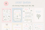 SECRET GARDEN - Cottagecore line art, a Seasonal Illustration by Madiwaso (Thumbnail 5 of 10)