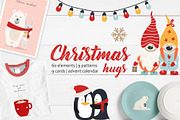Christmas hugs collection, a Seasonal Illustration by Alisovna (Thumbnail 1 of 10)