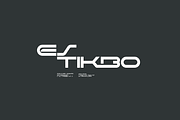 Mstov Futuristic Tech Font, a Font by baqoos (Thumbnail 3 of 10)
